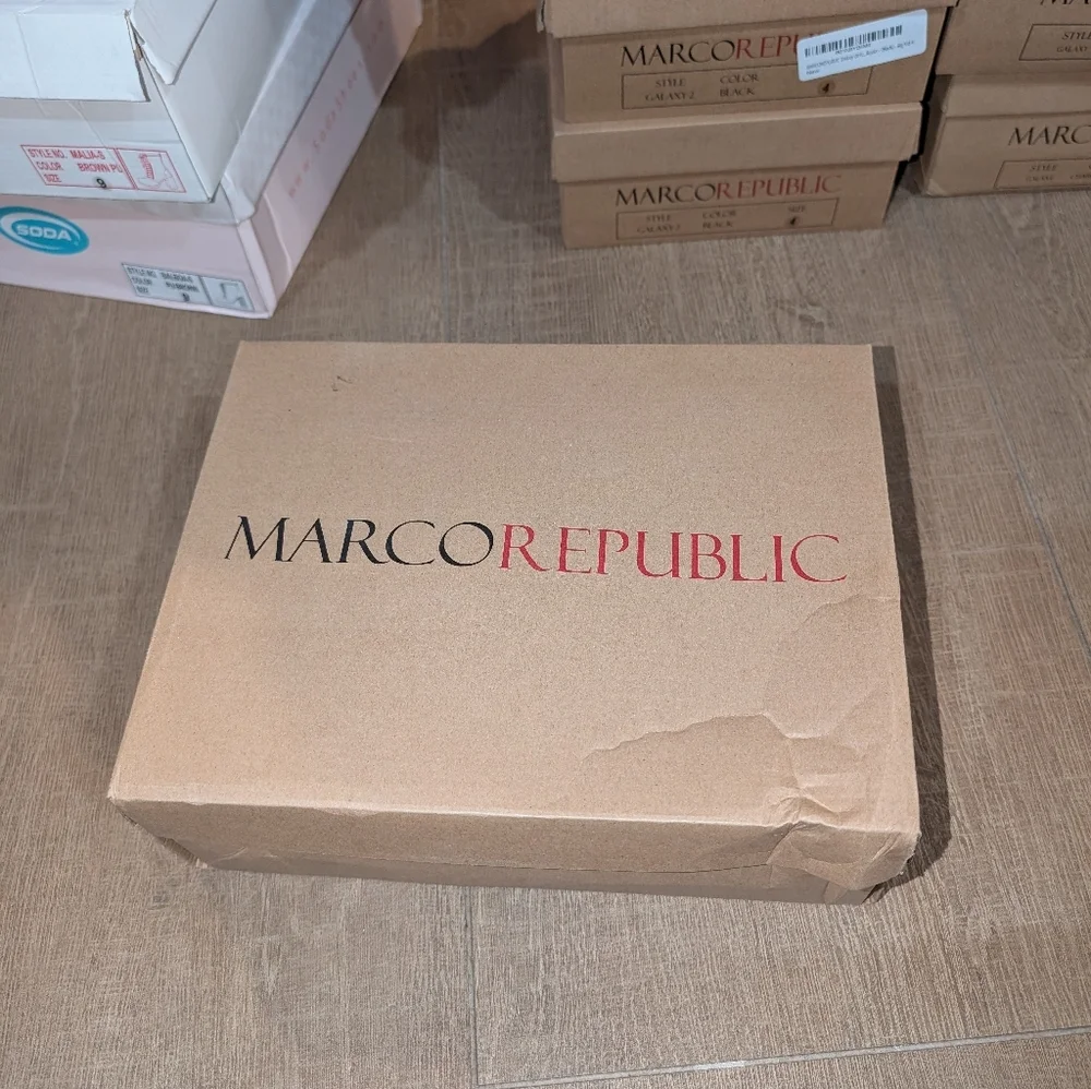 Marco Republic Wedge Charcoal Gray Boots / Bootie Size 11 - Picture 9 of 9